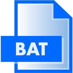 BAT File Extension Icon 256x256 png